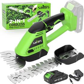 Sy-1858 Soyus Hedge Trimmer Cordless 2-in-1 Handheld Trimmers 20v Electric Grass Sh