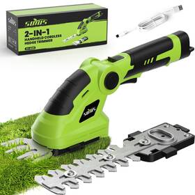 Sy-gs02 Soyus Cordless Hedge Trimmer 2 In 1 Electric Trimmers And Grass Shears 7.2v L