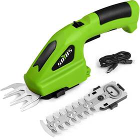 Sy0913 Soyus Cordless Hedge Trimmer 2-in-1 Handheld 7.2v Electric Grass Tr