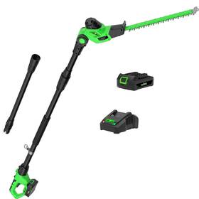 Sy8j318 Soyus Pole Hedge Trimmer Cordless 18-inch Electric With Extension Po