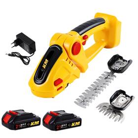 Starswirl 701547401472 21v Electric Cordless Hedge Trimmers With 2 Rechargeable Battery - B