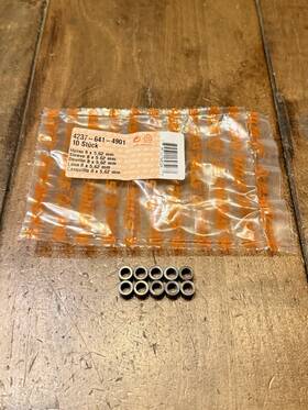 4237-641-4901 Stihl Cutter Blade Sleeve Spacer 8x5.62mm 10-pack Genuine Oem