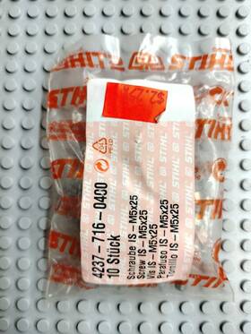 4237-716-0400 Stihl 10 Pack Oem Genuine M5x25 Screw Hedge Trimmer Blade Mtg