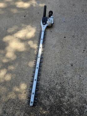 4242-740-5004 Stihl Genuine Oem Hl-km 145 Adjustable Hedge Trimmer Attachment 24 Inch Blades