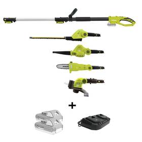 24v-mtwp4-lte Sun Joe 842470142053 24v Blower Hedger Trimmer Chainsaw Refurbished