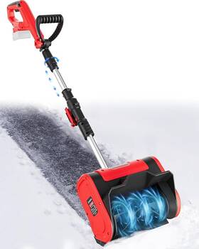 Mwqsnowblower001 Tairda 10-inch Snow Shovel For Milwaukee M18 18v Battery No Cordless Electric