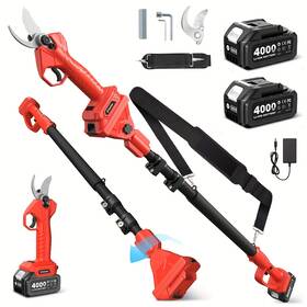Taskstar 973692199007 21v Electric Pruning Shears Cordless Pole Pruner 9ft Reach To 14ft