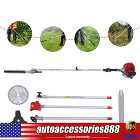 Cg520 Tbvechi 4 In1 Trimming Tools And Gas Pole Saw Hedge Trimmer Grass Brush Cutter New