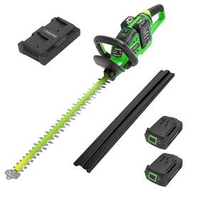 Tl-ht004 Turbovolt 40v 24 Inch Cordless Handheld Hedge Trimmer With Brushless Motor 2x2.0ah Dua