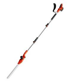 Ukoke 856121007639 40v Cordless Pole Hedge Trimmer - 18-inch Dual-action Blades Adjustable Head