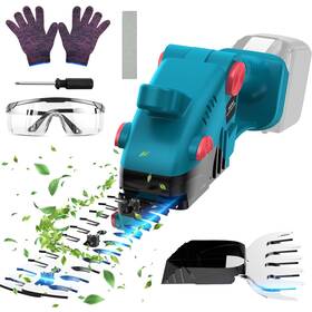 Urmax 790758459198 Cordless Hedge Trimmer For Makita 18v Battery 2-in-1 Handle Electric Cordles