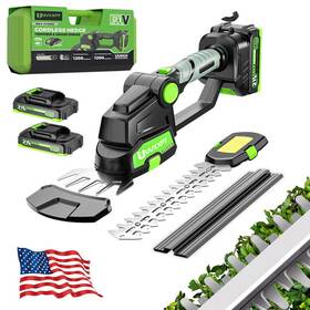 5gcvs1rc6xhnk Uutxxpt 21v Cordless Grass Shear-2 In 1 Rechargeable Trimmer 2 Batteries Us