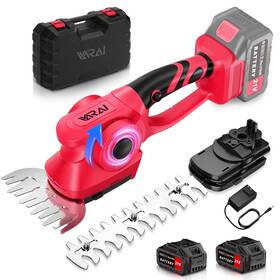 Lij-121 Varai Hedge Trimmer Cordless 2 In 1 With 2600mah Batte
