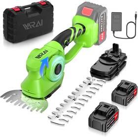 Lij-g-01 Varai Trimmer Cordless 2 In 1 2600mah Battery High Power Capacity Hedge Shears