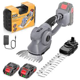 Llj-0305 Varai Cordless Hedge Trimmer 2-in-1 Ultra Long Battery Life With Ba