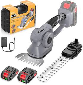 Llj-051302 Varai Cordless Hedge Trimmer 2-in-1 Ultra Long Battery Life With Batte