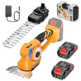 Llj-1201 Varai Cordless Hedge Trimmer 2-in-1 Ultra Long Battery Life With Ba