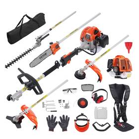 Vevor F26-b 5-in-1 Multi-functional Trimming Tools Gas Hedge Trimmers 26cc Weed Eater