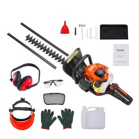 Vevor Ht-7510 23.2 Inch 26cc 2 Cycle Gas Hedge Trimmer Powered Handheld