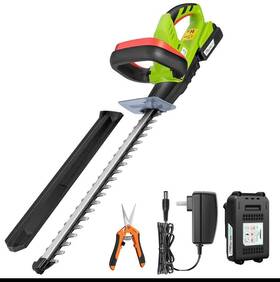 X001nyh2vx Vivosun 20 Inch Cordless Electric Hedge Trimmer 20v 1400 Rpm Dual-action Laser