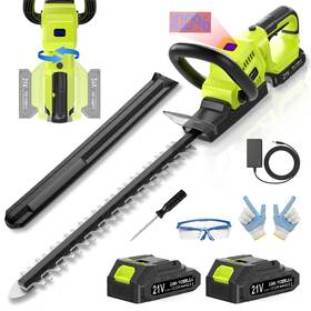 Voerjia Yl-lij-a01 21v Hedge Trimmer Cordless With Battery 20 Inch Lightweight Electric Bush Trimme