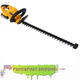 Wch 699939243369 Electric Hedge Trimmer 20v Cordless 22 Inch Steel Blade Battery And Charger