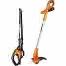 Wg919 Worx 12 20 Volt Max Lithium-ion Cordless Grass Trimmer Edger Combo Set 845534012101