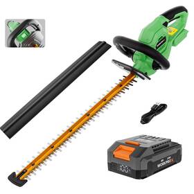 125313 Workprox 20v Cordless Hedge Trimmers 22 Inch Electric Bush Shrub Trimmer 2ah Battery