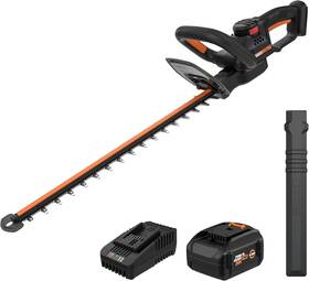 Wg263 Worx Nitro 20v 22 Inch Hedge Trimmer Cordless Dual-action Blades 3400 Spm