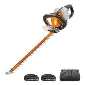 Wg284.1 Worx 40v Power Share 24 Inch Hedge Trimmer. 2 Batteries Included