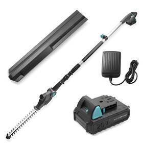 Xx-gp0001 Xssive 20v Cordless Telescopic Pole Hedge Trimmer Long Reach Extendable Cutter