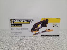 267-3225 Yardworks Ergonomic 2-in-1 Shrubber With 9.5-inch Alloy Blade For Easy Garden Maintenance