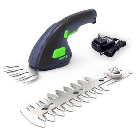 Zeite 974930030212 7.2v Handheld Hedge Trimmer And Grass Shear 2-in-1 Cordless Cutter S