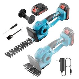 Zkpilse 784868130672 Hedge Trimmers Cordless With Battery 21v 5 8 Inch Electric Handheld