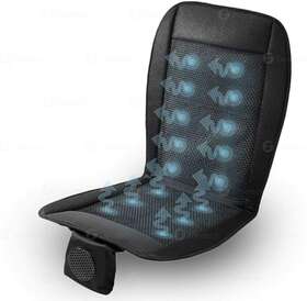Se0046-c Zonetech Zone Tech Cooling Car Seat Cushion - Black