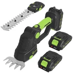 Cordless 2-IN-1 Hedge Trimmer Grass Shear Handheld Electric Shrub Clipper Yard. Fixed Price $44.64.