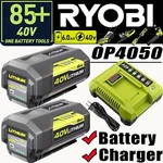 2PACK 6.0AH Replacement For Ryobi 40V Lithium OP40602 Battery With Led & Charger. Fixed Price $29.00.