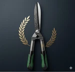 20 Inch Garden Hedge Shears Green Black Landscape Trimming Scissor. Fixed Price $9.22.