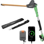 X 20V Cordless Pole Hedge Trimmer, 9.2-FEET Reach, 11 Rotating Head, Electric. Fixed Price $242.99.