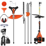 5-IN-1 52CC Gas Hedge Tool Petrol Strimmer Brush Cutter Garden Chainsaw. Fixed Price $180.99.