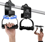 Ergonomic Rotating Pull-up Handles For Strength Training Workouts Black. Fixed Price $116.99.