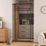 Extra Tall 78.8" Pet Gate For Dogs/cats, No Drill Pressure Mount, Black. Fixed Price $264.99.