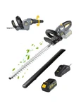 20'' Cordless Hedge Trimmer With 20V/4.0AH Battery, Steel Blade & 180 Rota. Fixed Price $130.80.