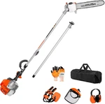 Proyama 90-180 Degree 42.7CC Head Adjustable Pole Chainsaw For Tree Trimming Wit. Fixed Price $179.10.