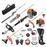 Vevor 6-IN-1 Gas Trimmer Set Hedge, Weed, Brush, Pole Saw Combo Super Brand Day. Fixed Price $230.75.