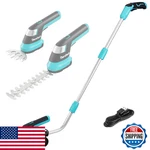 Duratech 7.2V 3-IN-1 Cordless Hedge & Grass Trimmer W/ 50" Extension Pole. Fixed Price $92.08.