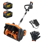 Gisam Cordless Snow Shovel 3500W Battery Blower Dual 6.0AH Anti-freeze. Fixed Price $268.95.