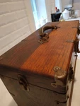 Antique 1920'S Or 30'S Sipco Schartow Iron Products Racine Wisconsin Tool Chest. Fixed Price $332.50.