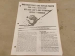 Instructions And Repair Parts For The Echo HT-200 Gas Powered Hedge Trimmer. Fixed Price $14.99.