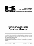 Trimmer-brushcutter KBL23A-KBL26A-KBL33A-KBL34A-KBL43A-KBL48A-KBH26A-KB Kawasaki. Fixed Price $19.97.